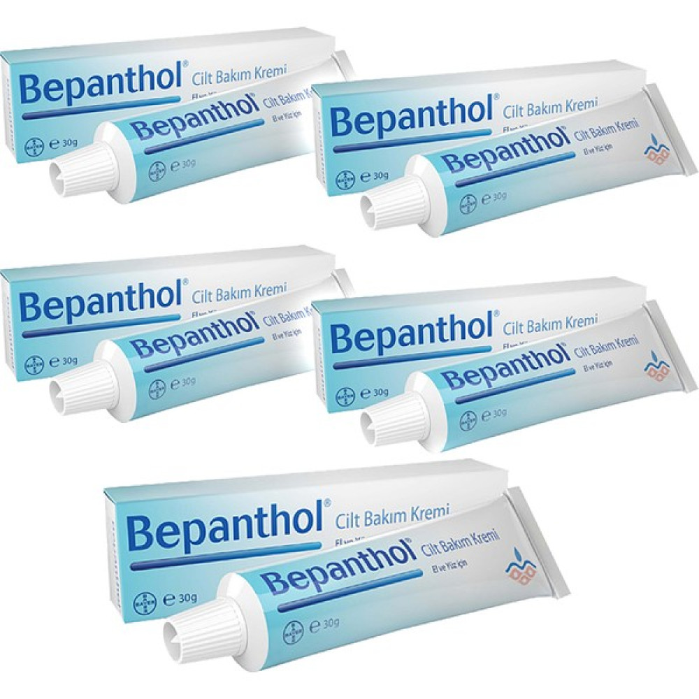 Bepanthol El ve Yüz Için Cilt Bakım Kremi 30 gr x 5 Adet Oto Boyaları Fiyatı