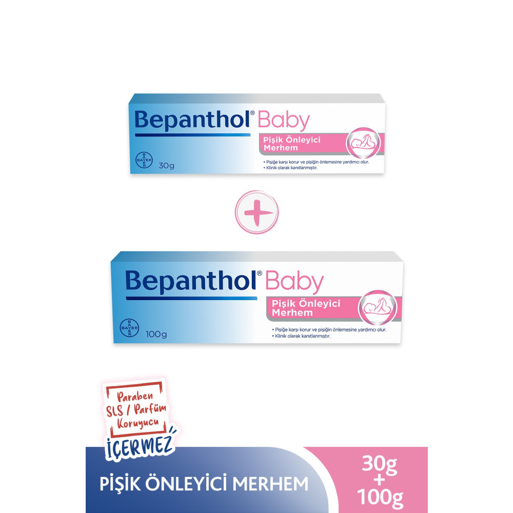 Bepanthol Unisex Çocuk Baby Pişik Önleyici Merhem 100 Gr + 30 Gr Avantaj Paketi Bebek Vücut Kremi Fiyatı