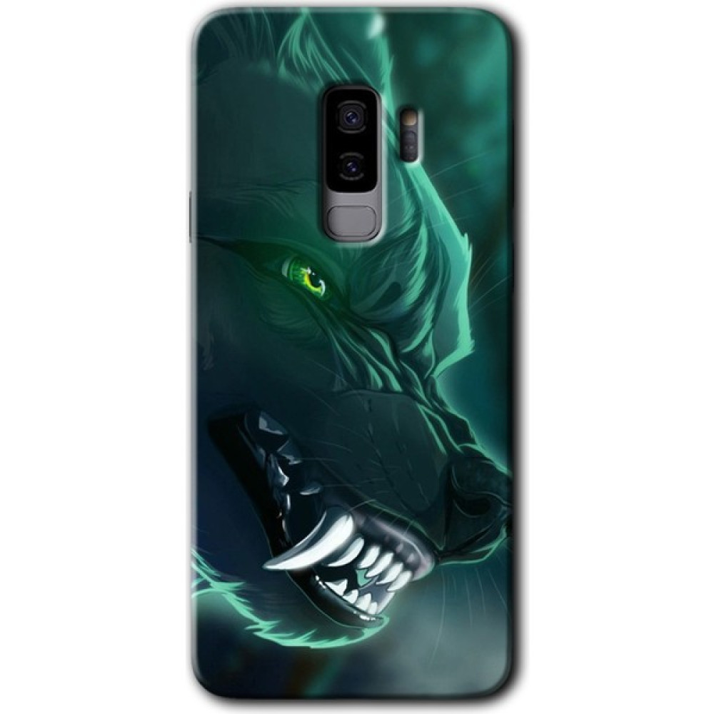 Bera Aksesuar Samsung Galaxy S9 Plus Kılıf Hd Desen Baskılı Arka Kapak - Yeşil Kurt Cep Telefonu Kılıfı Fiyatı