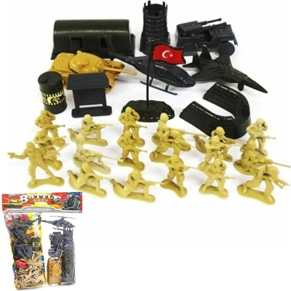 Berat Toys Berattoys 28 Parça Asker Seti Tank Helikopter Uçak Asker Figürleri Oyun Seti Figür Oyuncak Oyun Seti Fiyatı
