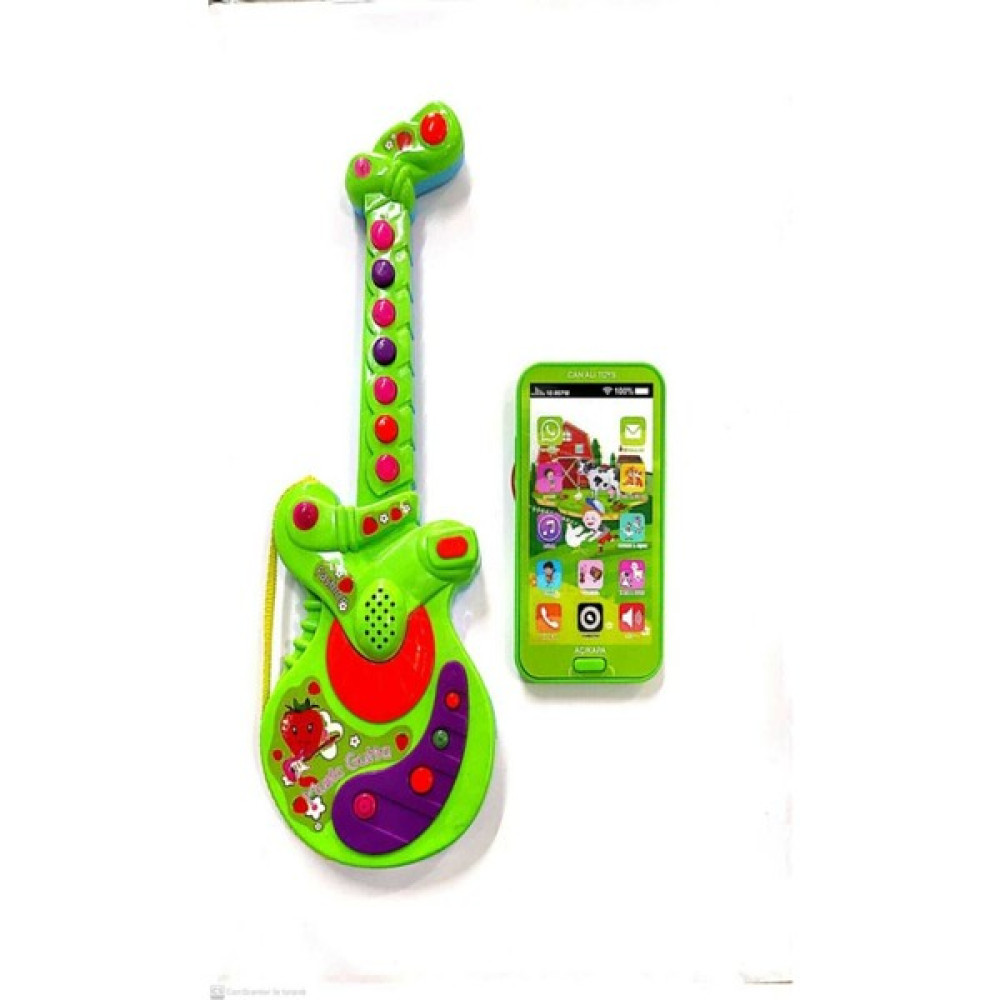 Berat Toys Berattoys 3 Ürün Birarada Türkçe Müzikli Gitar Hayvan Sesli Müzikli Telefon Dans Eden Pepe - Mavi Eğitici Oyuncak Fiyatı