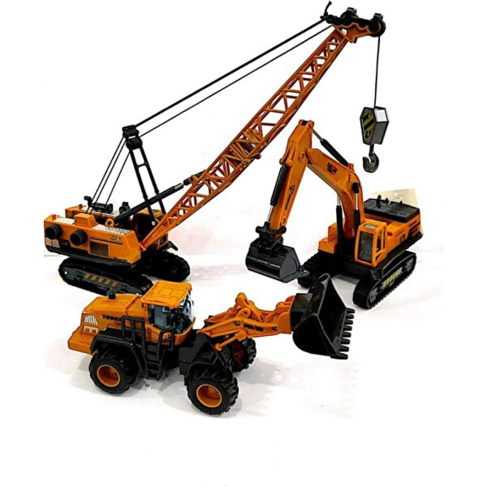 Berat Toys Berattoys Üçlü Inşaat Set Iş Makinaları 3lü Iş Makinaları Oyuncak Araç Fiyatı