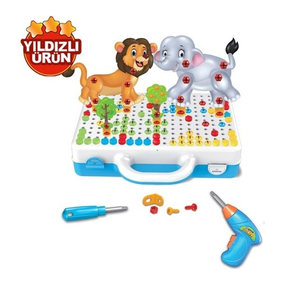 Berat Toys Berattoyseğitici Pilli Matkap Oyuncak Matkap Seti 3D Yapboz Matkap Legolar ( Yapım Oyuncakları ) Fiyatı