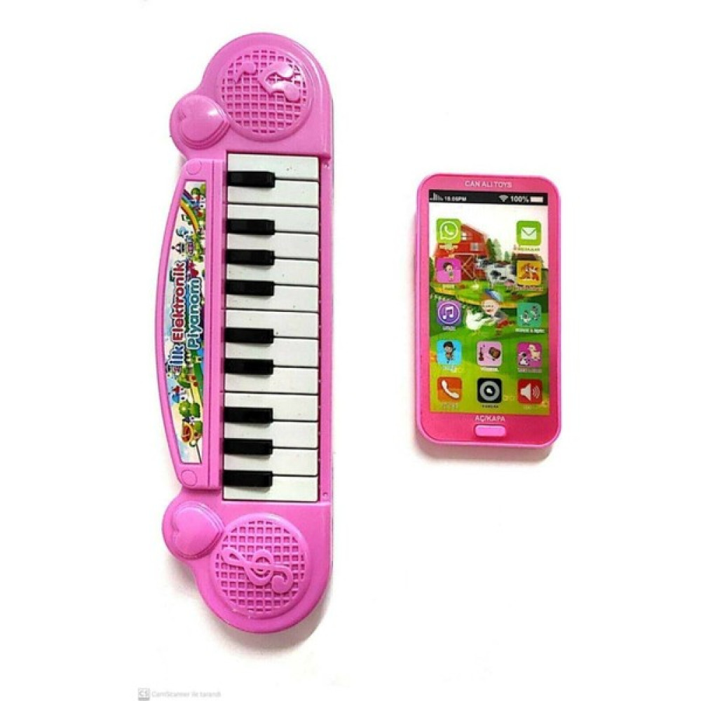 Berat Toys Cep Telefonu Türkçe Müzikli Hayvan Sesli Dokunmatik ve Piyano - Pembe Eğitici Oyuncak Fiyatı