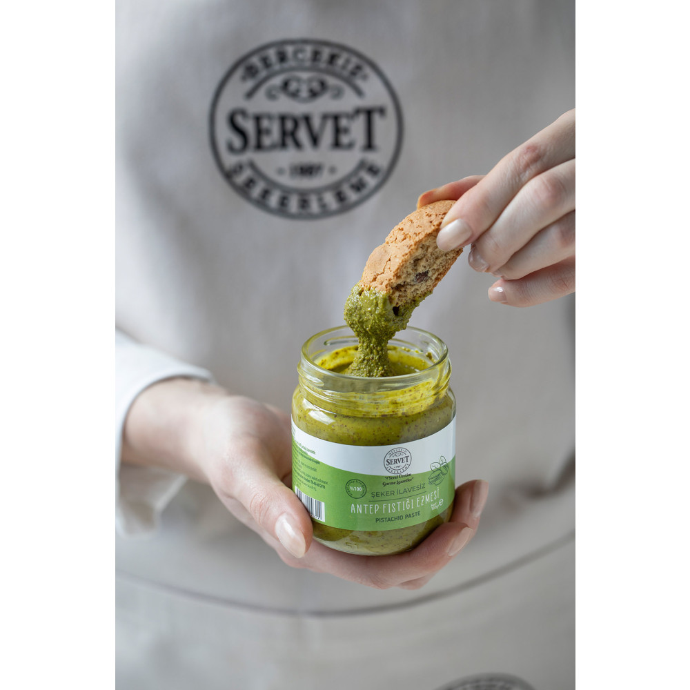 BERCEKIZ SERVET ŞEKERLEME Şeker Ilavesiz Antep Fıstığı Ezmesi 180 gr Sürülebilir Fiyatı