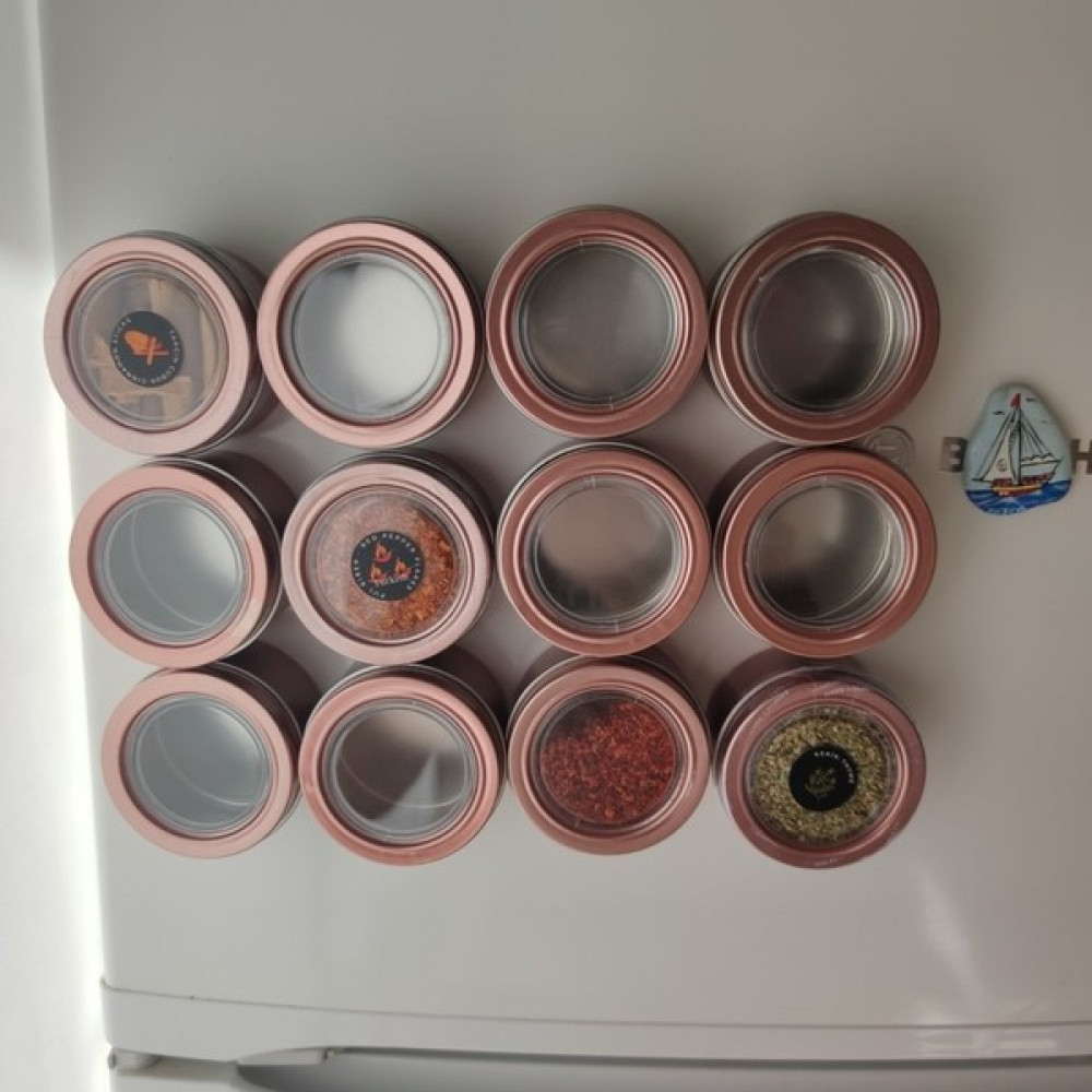 Bereketli Evim Mıknatıslı Baharatlık 12'li Set Baharat Setleri & Baharatlıklar Fiyatı