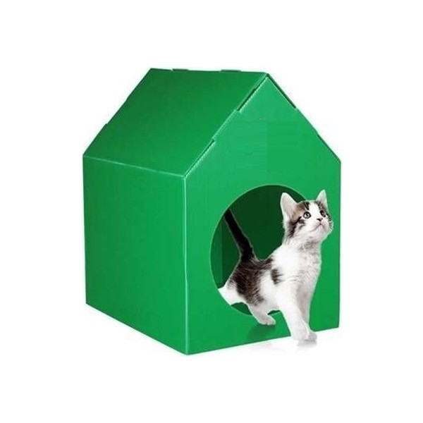 Bereks Plastik Kedi Evi & Yuvası - Yeşil Diğer Fiyatı