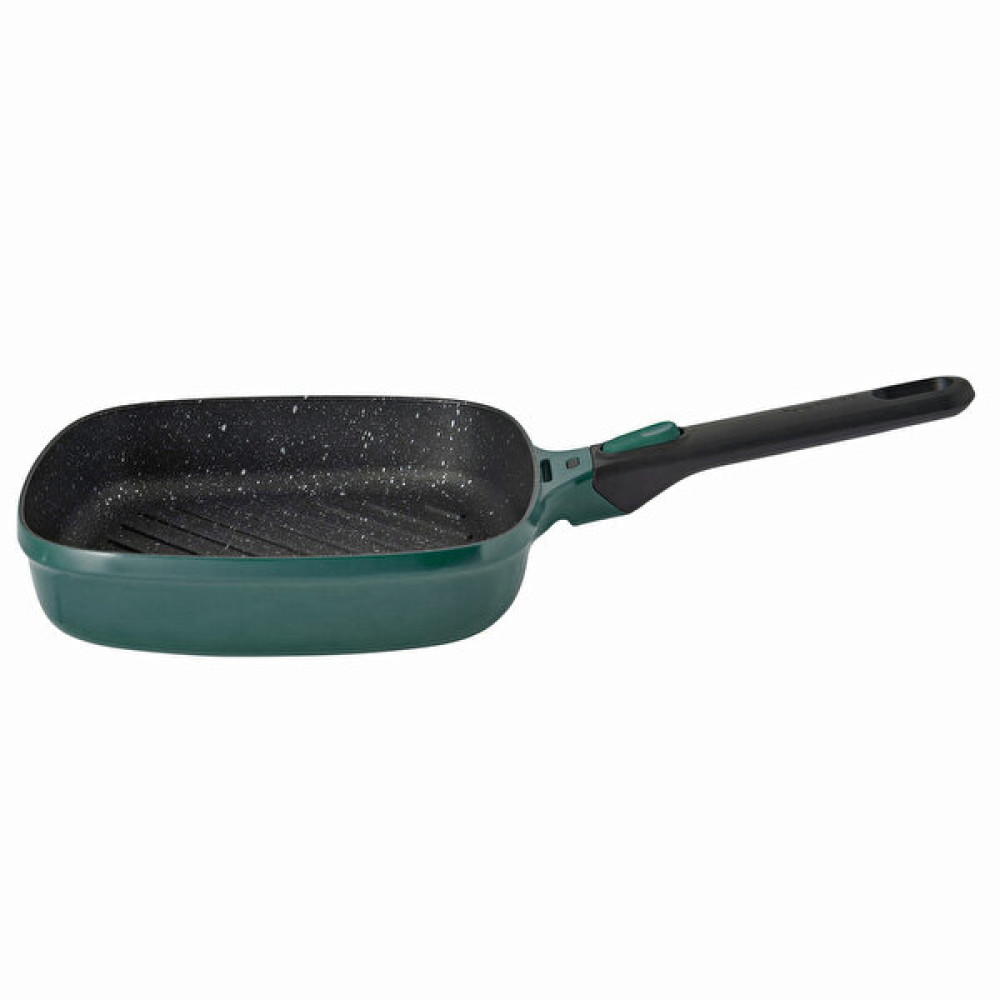 Berghoff Gem 24 CM Çıkarılabilir Saplı Stay Cool Yeşil Izgara Kare Tava 8501024 Tavalar Fiyatı
