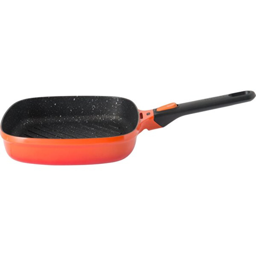 Berghoff Gem Çıkarılabilir Saplı Stay Cool 24 CM Turuncu Izgara Tava 2307412 Tavalar Fiyatı