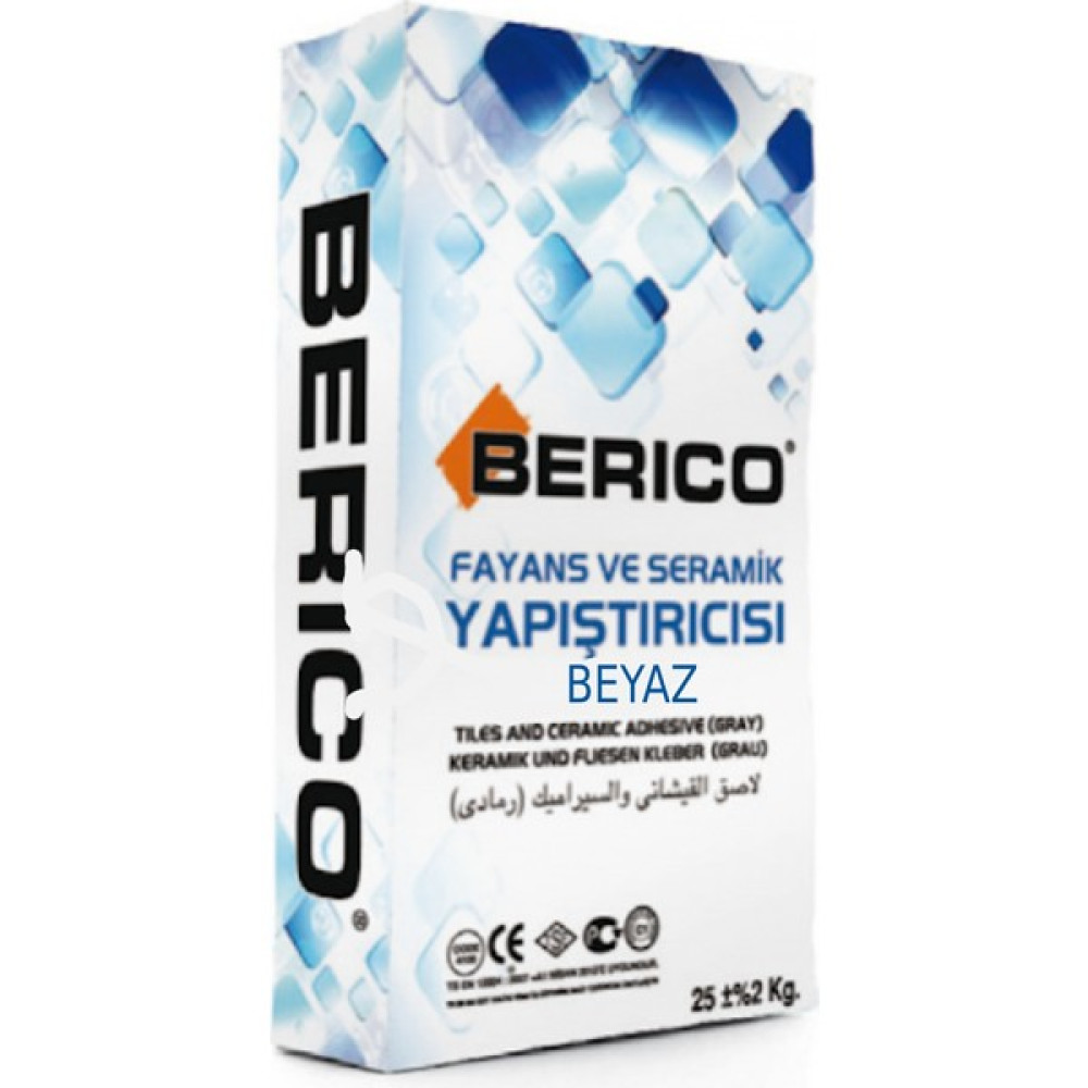 Berico Fayans ve Seramik Yapıştırıcı 5 kg Dış Cephe Yalıtım Malzemeleri Fiyatı