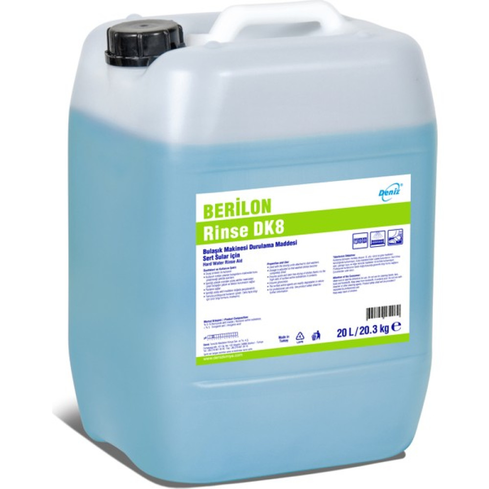 Berilon Rinse Dk 8 Bulaşık Makinesi Deterjanı Sert Sular Için 20 Lt Oto Boyaları Fiyatı