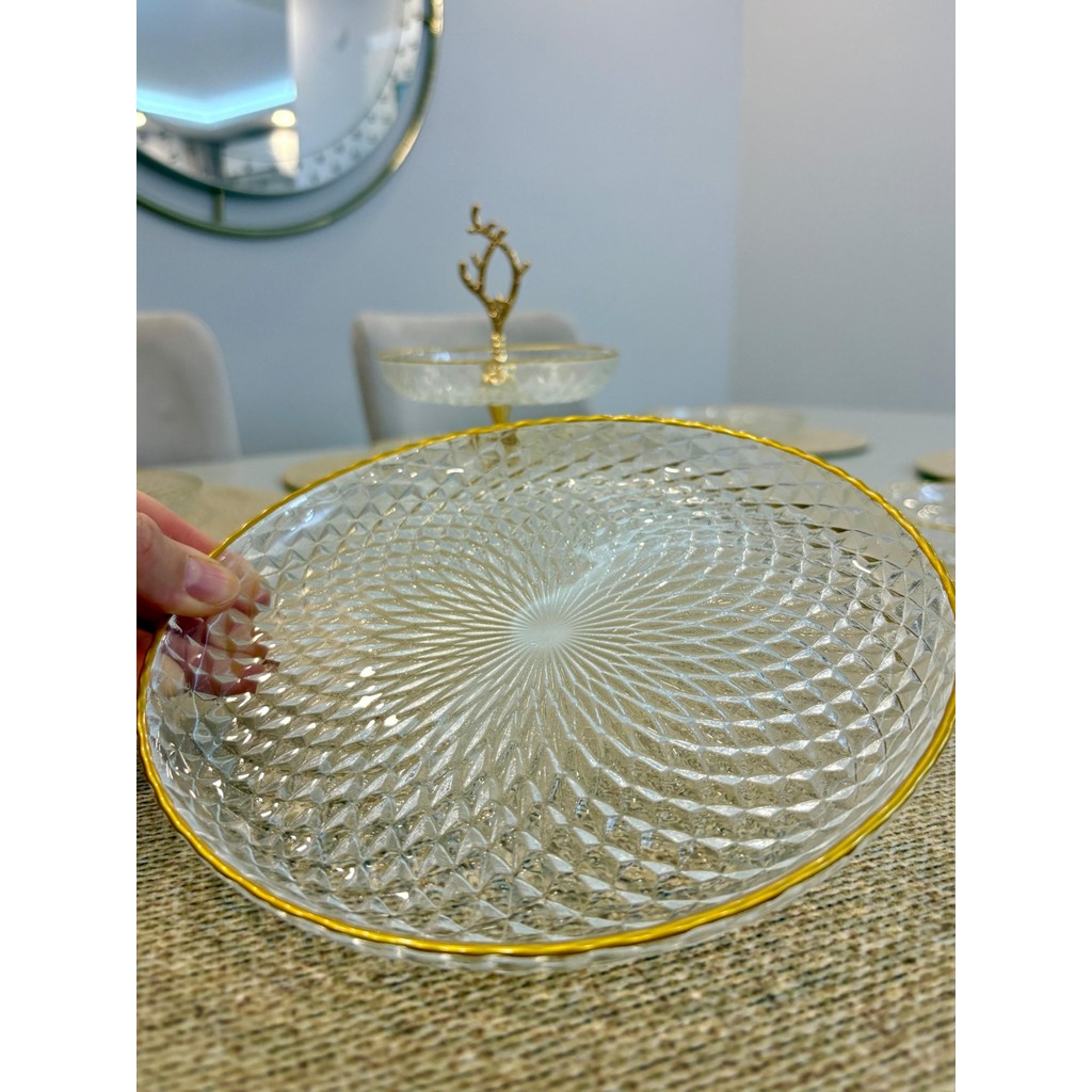 Berina Home Altın Yaldızlı Pasta Seti – 19 cm Büyük Boy Şık Tasarım 6 Adet Pasta Tabağı, Misafir Sunumları Için Zarif Seçim SSD / Solid State Drive Fiyatı