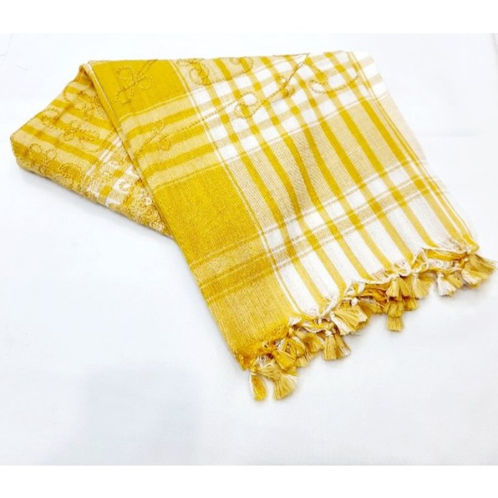 Berkay Berkaysundan Pamuklu Poşu 120X120 - Sarı - 120 x 120 cm Masa Örtüsü Fiyatı