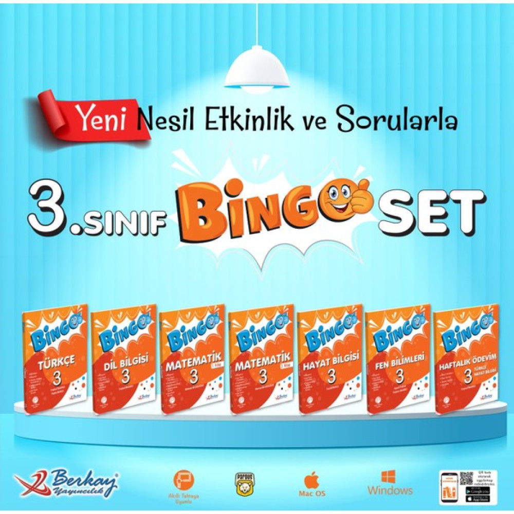 Berkay Yayınları 3.sınıf Bingo Set Tüm Dersler Fiyatı