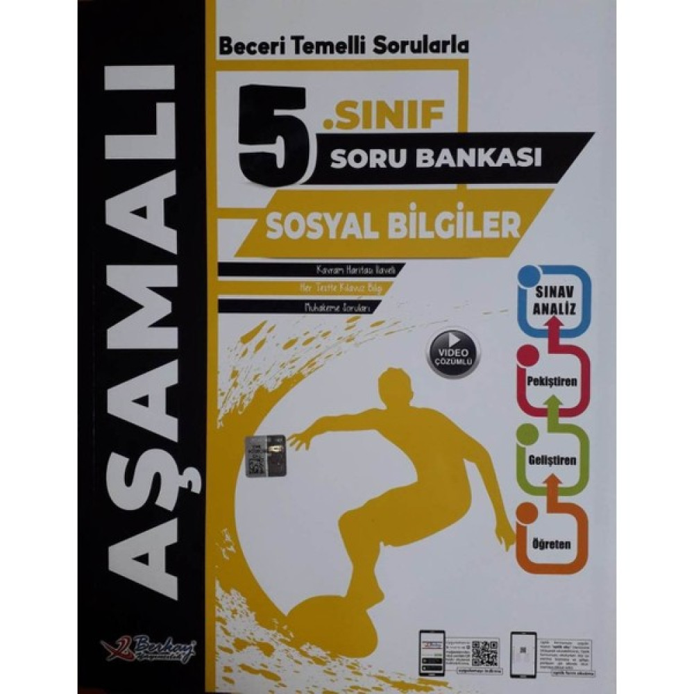 Berkay Yayınları 5.sınıf Aşamalı Sosyal Bilgiler Video Çözümlü Soru Bankası Kaynak Kitapları Fiyatı