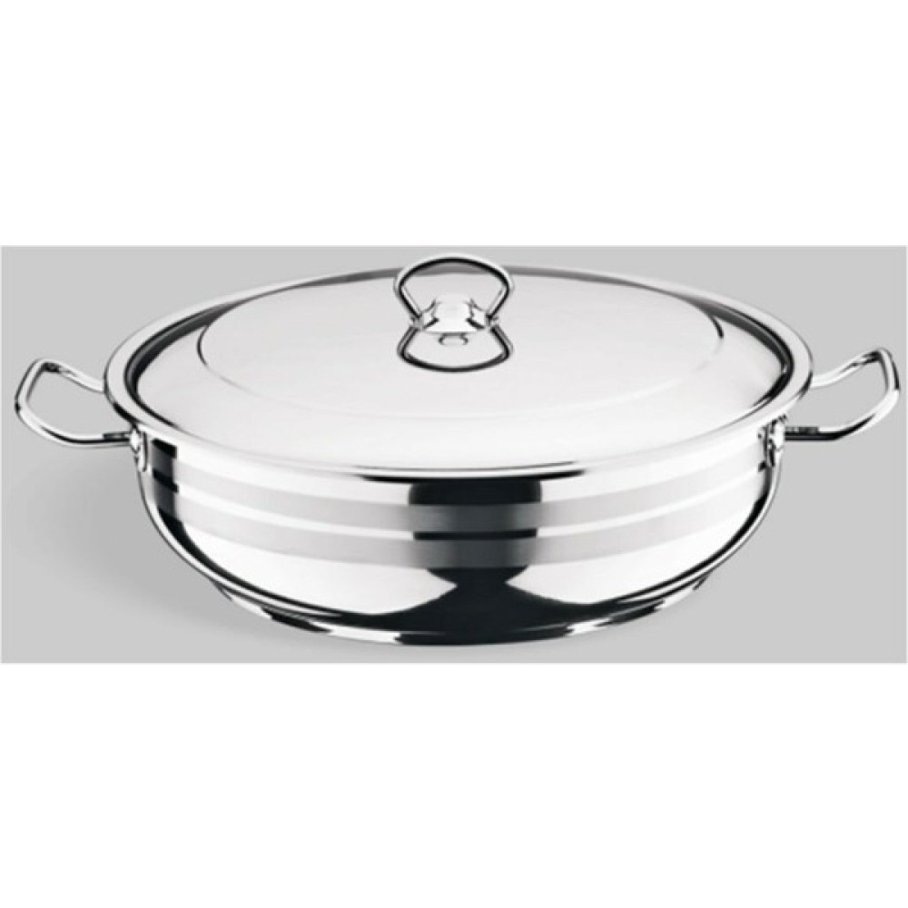 Berlin Basık 2 Litre Çelik Küçük Karnıyarık Pilav Tenceresi 24 cm Tencereler Fiyatı