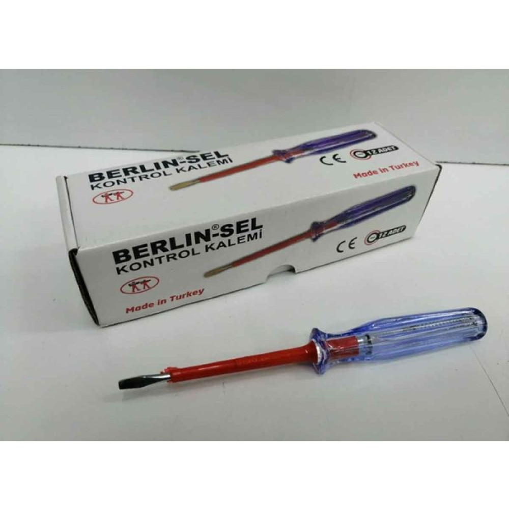 Berlin-Sel 12 Adet Berlin Sel Kontrol Kalemi 190 mm - Kırmızı Oto Boyaları Fiyatı