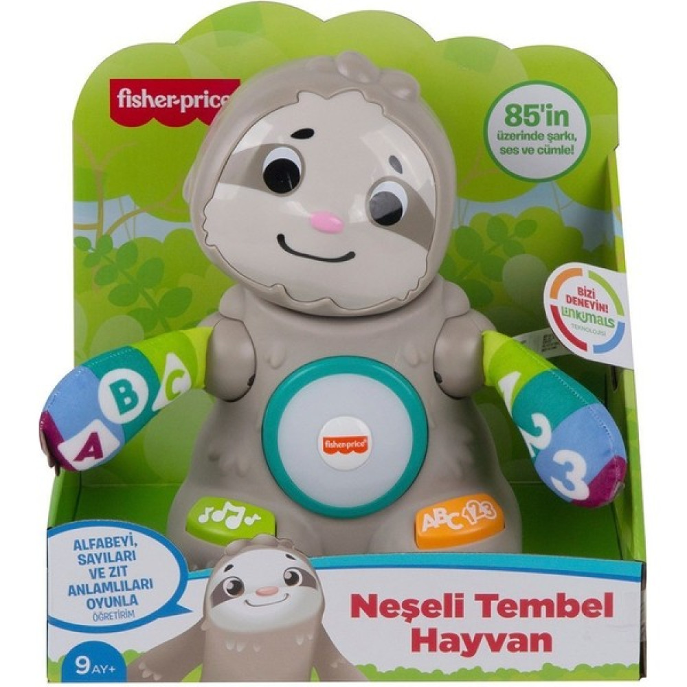 Berlin Shop GHY93 Fisher-Price® Linkimals Neşeli Tembel Hayvan /türkçe - Renkli Bebek Oyuncakları Fiyatı