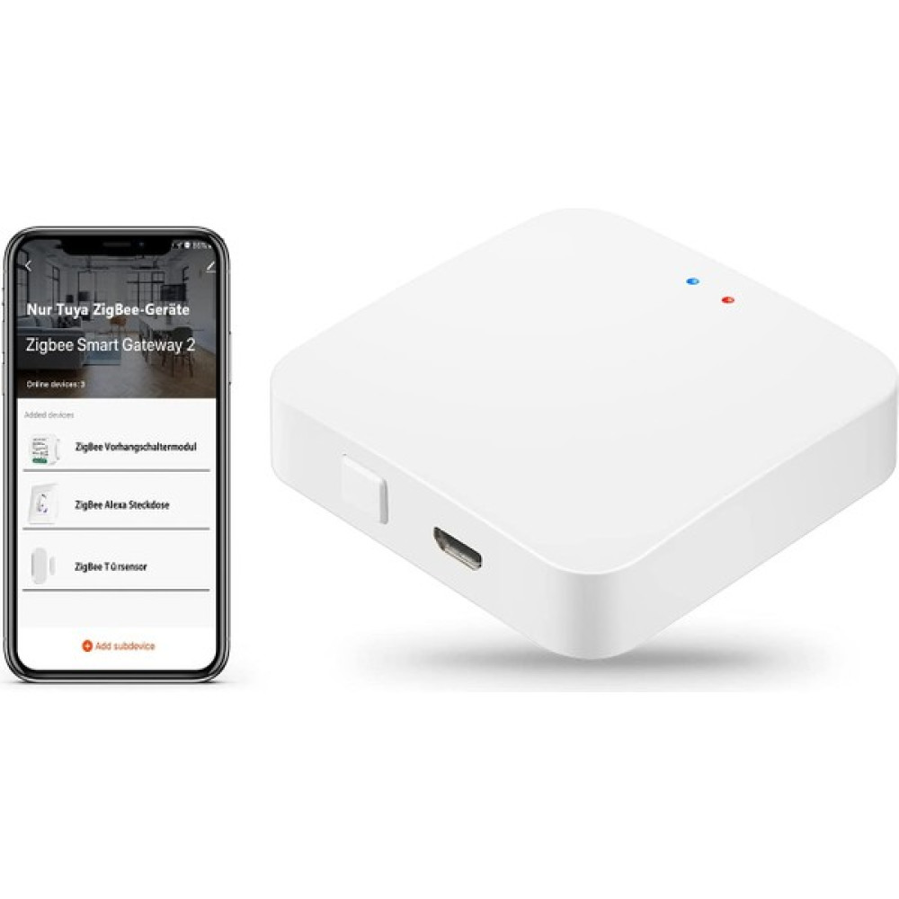 Berlin Shop Teekar Tuya Zigbee Hub, Smart Hub Zigbee 3.0 Ağ Geçidi Tuya Zigbee Akıllı Cihazlar ile Uyumlu, App Uzaktan Kumanda Akıllı Zigbee Ağ Geçidi Prizler Fiyatı