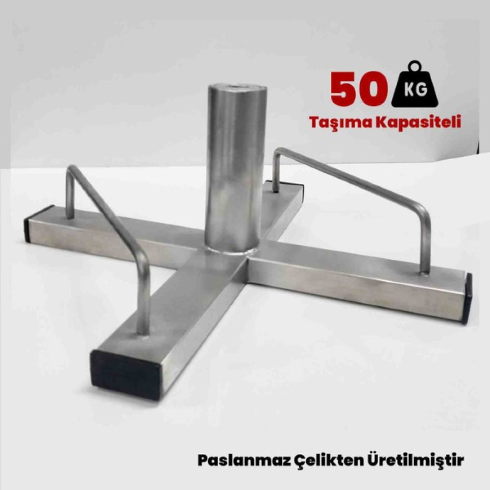 Bermega Döner Takma Ayağı Küçük, Aparatı, Sehpası, Seti, Paslanmaz Çelik - 50KG Elektrikli Mutfak Aletleri Fiyatı