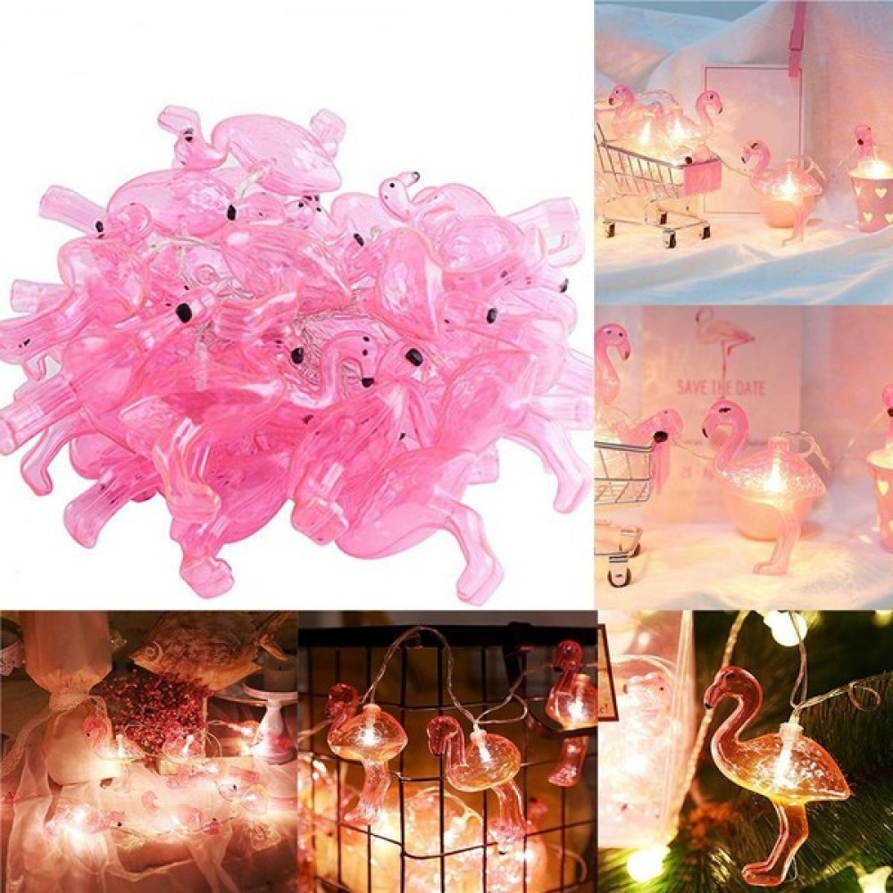 Bernami 10'lu Pilli LED Flamingo Dekoratif Işık Zinciri Aydınlatma 1,5 mt Led Aydınlatmalar Fiyatı