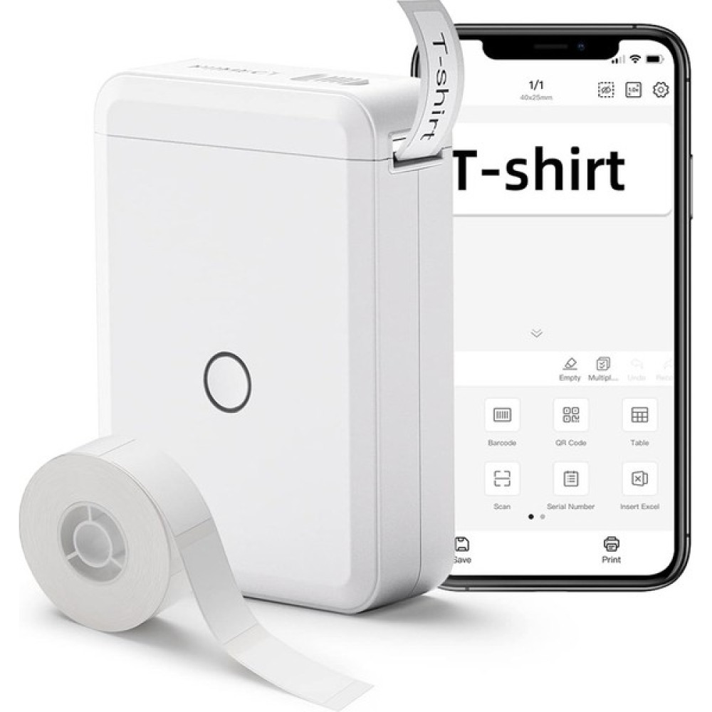 Bernami BYR002 PM-20343 Kablosuz Taşinabilir Bluetoothlu Etiket Makinesi [efsngrck] Etiket Makinesi Fiyatı