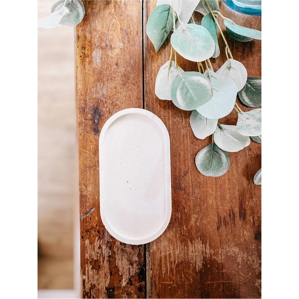 Bernami Dekoratif Pinterest Dekoratif Beton Oval Sunumluk Dekoratif Takı Tabağı, Saksılık, Yağdanlık, Tütsülük, Mumluk Saksı ve Aksesuarları Fiyatı