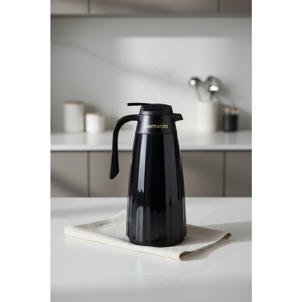 Bernardo Velana Cam Termos Siyah 1.5 Litre - 1,5 lt Diğer Fiyatı