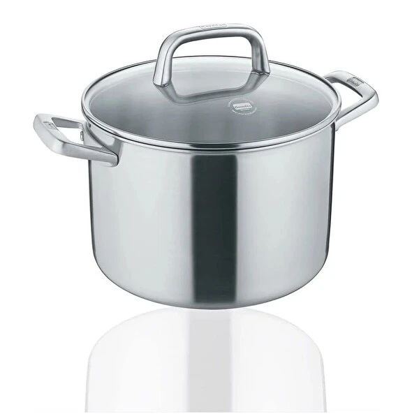 Berndes 99214 Tricion Pro Paslanmaz Çelik Tencere Cam Kapaklı 24 cm Tencereler Fiyatı