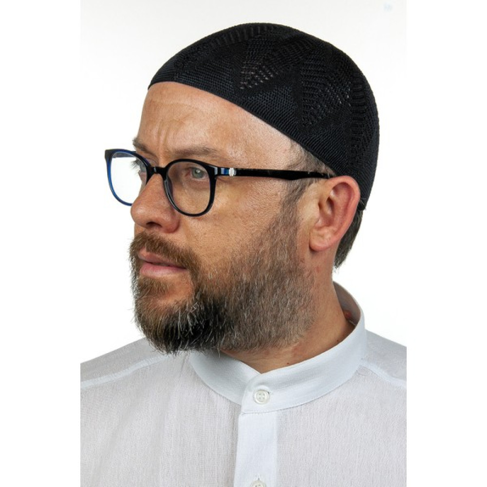 Berra Çelik Örme Dantel Namaz Takkesi Lacivert 1 Adet Erkek Beresi Fiyatı