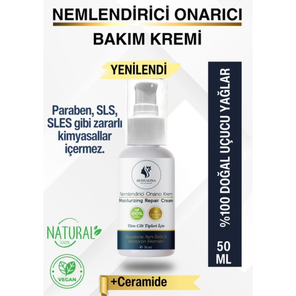Berralina Doğal Bakım Ürünleri Nemlendirici Onarıcı Krem Nemlendiriciler Fiyatı