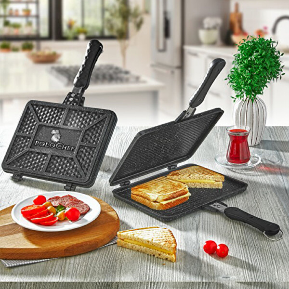 Bersa Chef Tospik Granit Döküm Ocak Üstü Maxi Tost Makinası Tavalar Fiyatı