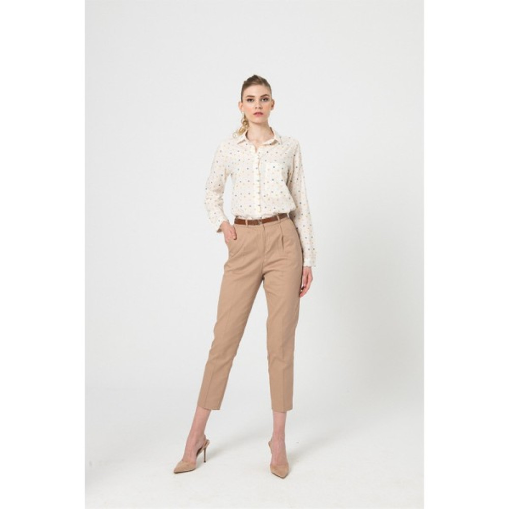 Berse Butik Camel Gabardin Pantolon Kadın Pantolon Fiyatı