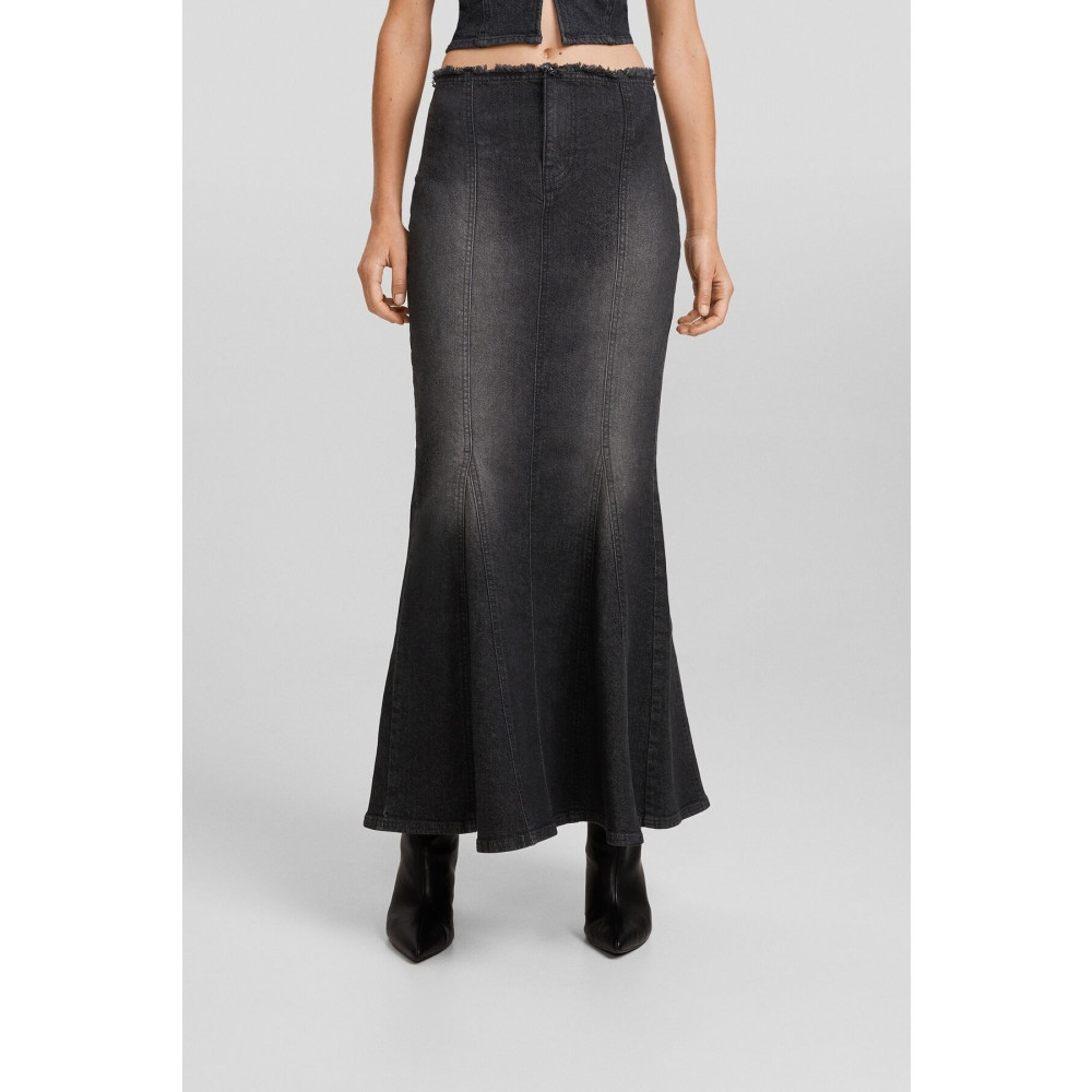 Bershka Midi Jean etek 32 Beden Etek Fiyatı