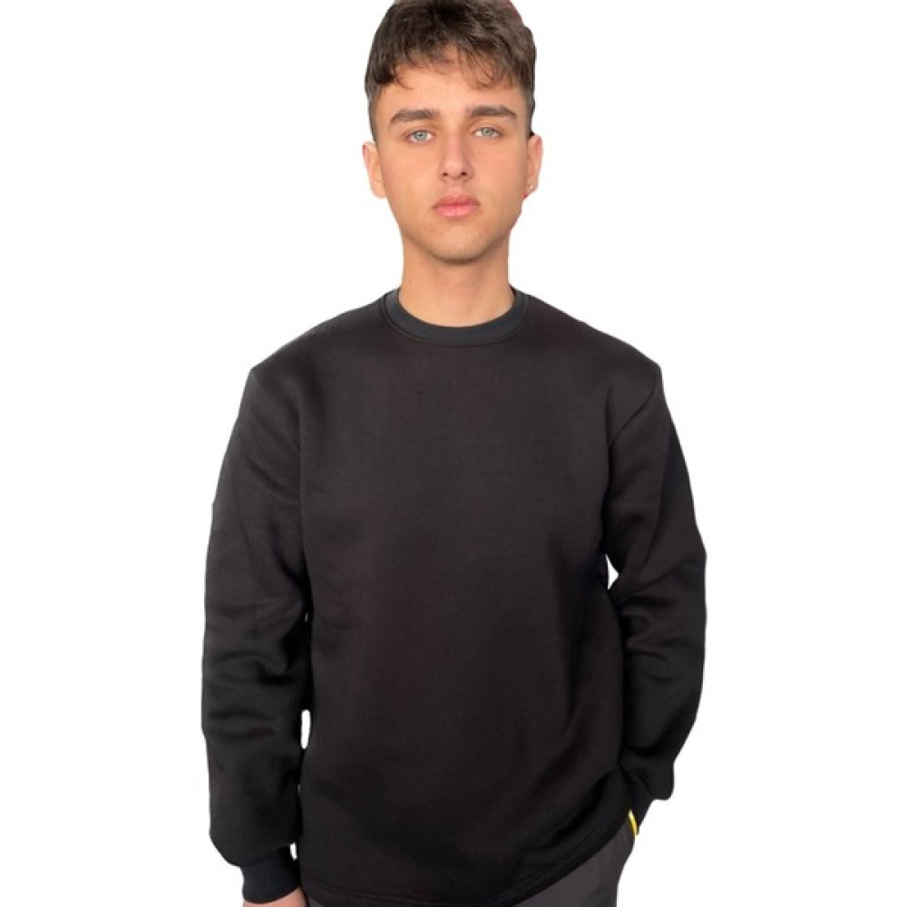 Bertuğ İş Elbiseleri 3 Iplik Unisex Sweatshırt - Siyah - 2XL Oto Boyaları Fiyatı