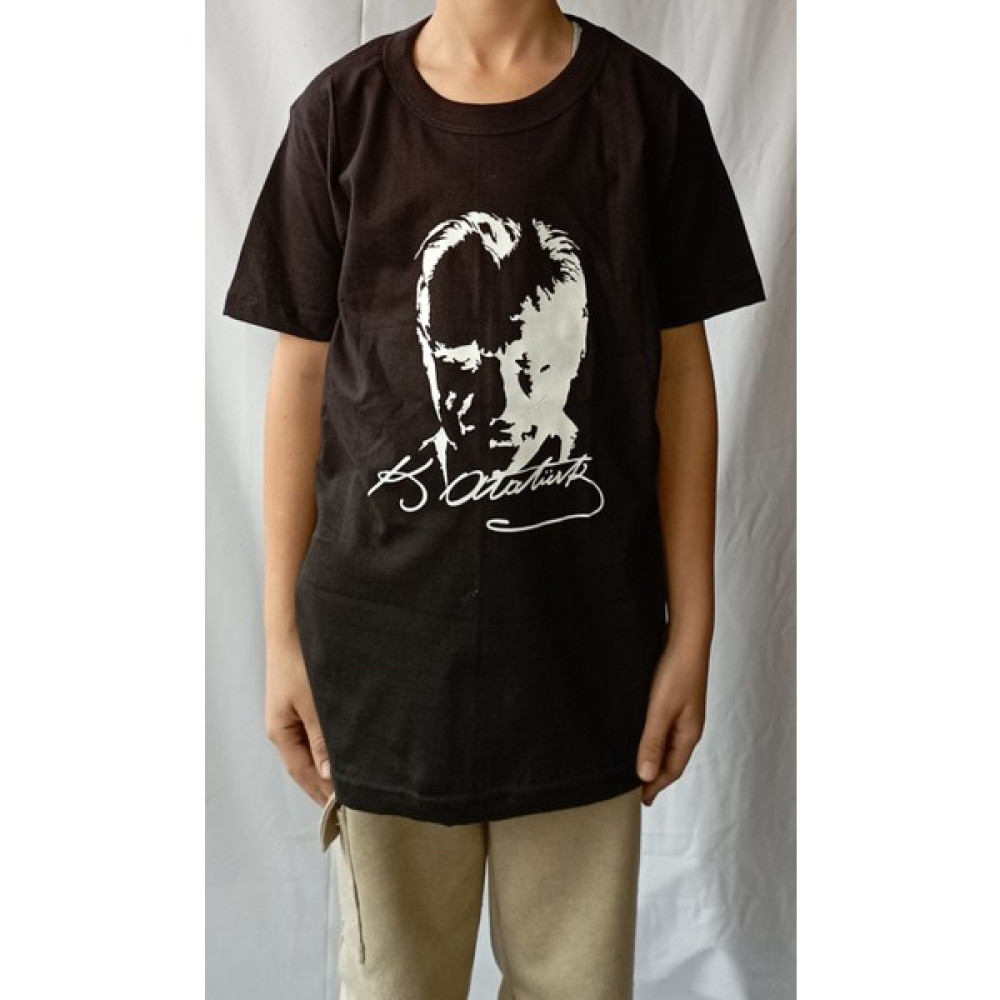 Bertuğ İş Elbiseleri Atatürk Baskılı Çocuk Tişört Erkek Çocuk T-shirt Fiyatı