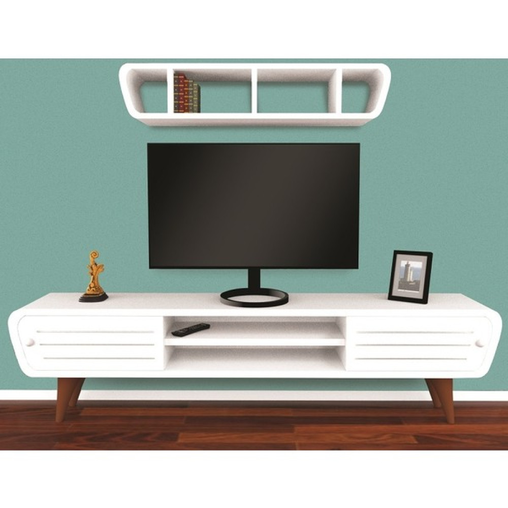 Beryl Home Elif Tv Ünitesi - Beyaz Tv Ünitesi / Sehpası Fiyatı