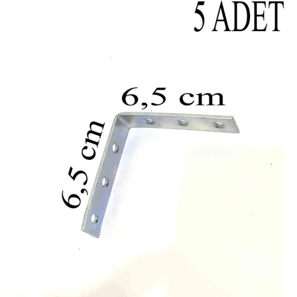 Bes Mobilya Dolap Köşe Bağlantı Sabitleme L Demir Gönye 6,5*6,5 (5 Adet) Nalburiye & Hırdavat Fiyatı