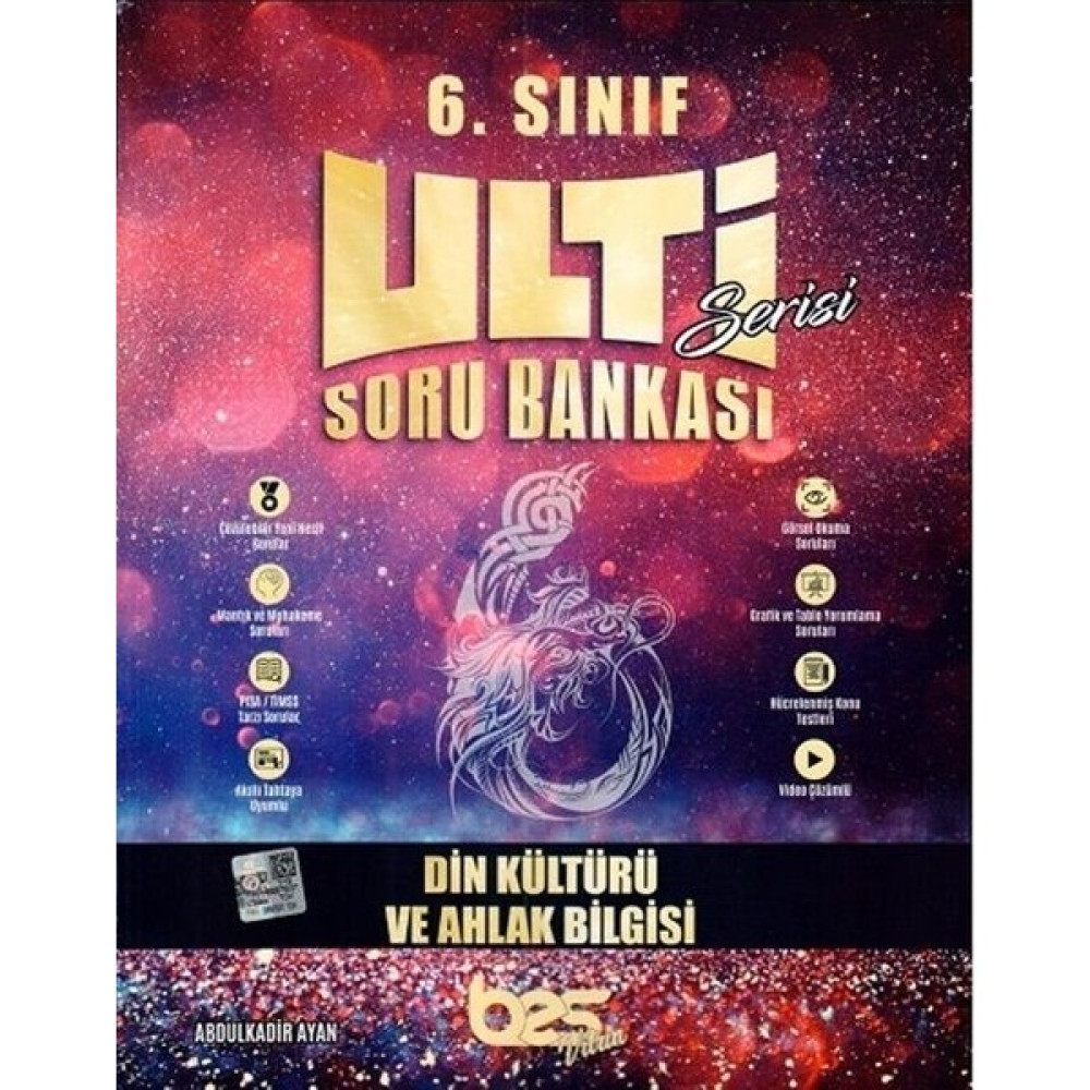 Bes Yayınları 6. Sınıf Din Kültürü ve Ahlak Bilgisi Ulti Soru Bankası Kaynak Kitapları Fiyatı