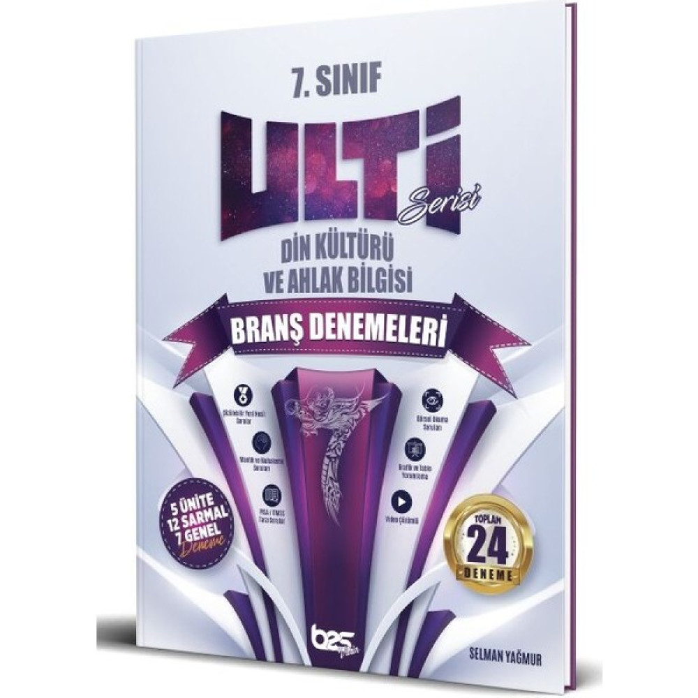 Bes Yayınları 7. Sınıf Din Kültürü ve Ahlak Bilgisi Ulti Serisi Denemeleri 2023 Kaynak Kitapları Fiyatı