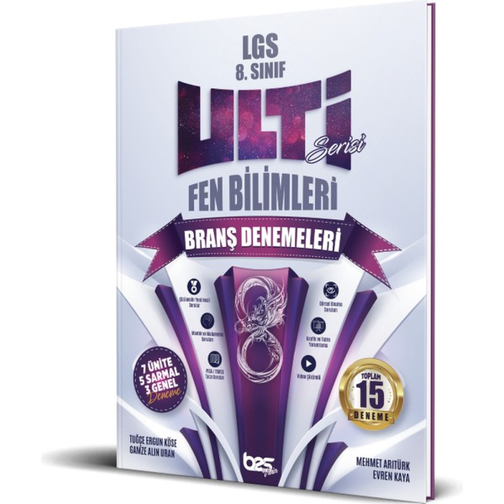 Bes Yayınları 8. Sınıf Fen Bilimleri Ulti Serisi Branş Denemeleri 2023 Kaynak Kitapları Fiyatı