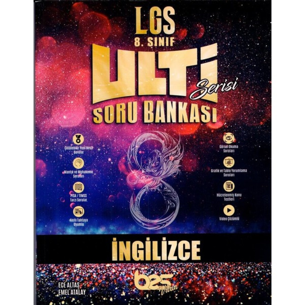 Bes Yayınları 8. Sınıf İngilizce Ulti Soru Bankası Kaynak Kitapları Fiyatı