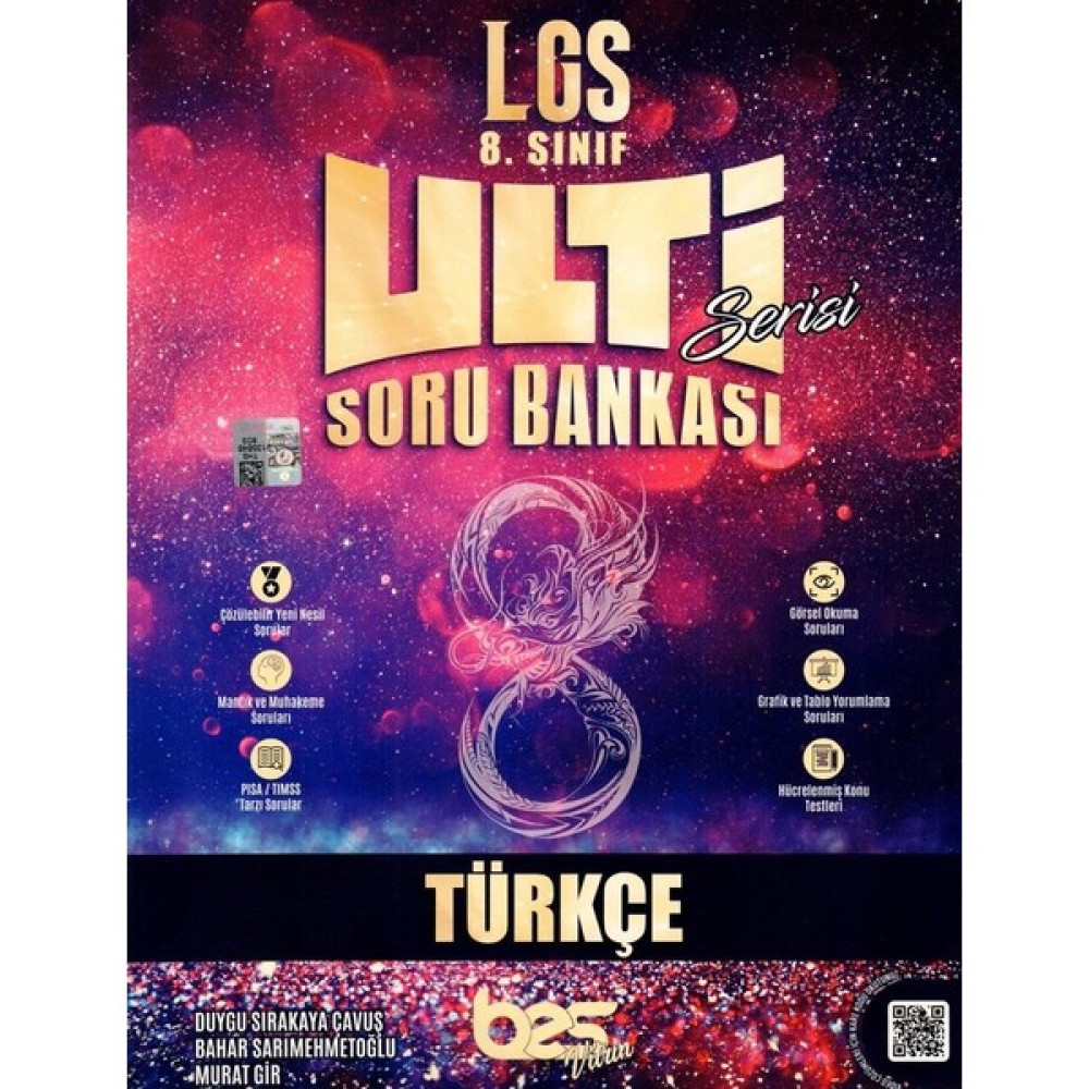 Bes Yayınları 8. Sınıf LGS Türkçe Ulti Serisi Soru Bankası Ders Sınav Kitapları Fiyatı