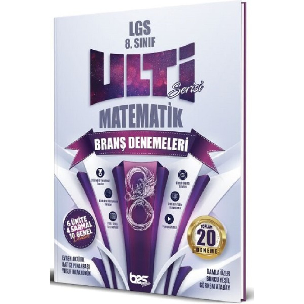Bes Yayınları 8. Sınıf Matematik Ulti Serisi Denemeleri Matematik Fiyatı