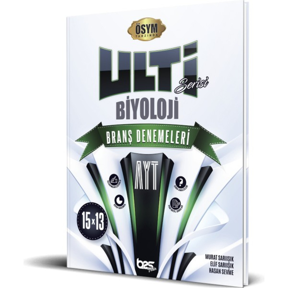 Bes Yayınları AYT Ulti Serisi Biyoloji Branş Denemeleri 2023 Temel Yeterlilik Testi (TYT) Fiyatı