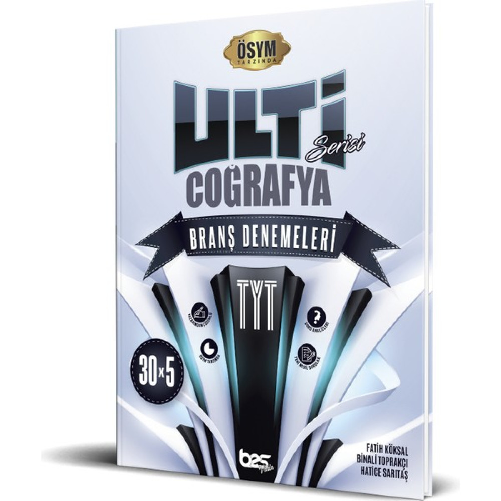 Bes Yayınları TYT Ulti Serisi Coğrafya Branş Denemeleri 2023 Temel Yeterlilik Testi (TYT) Fiyatı
