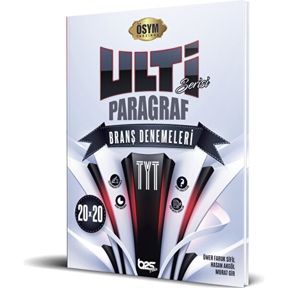 Bes Yayınları TYT Ulti Serisi Paragraf Branş Denemeleri 2023 Temel Yeterlilik Testi (TYT) Fiyatı
