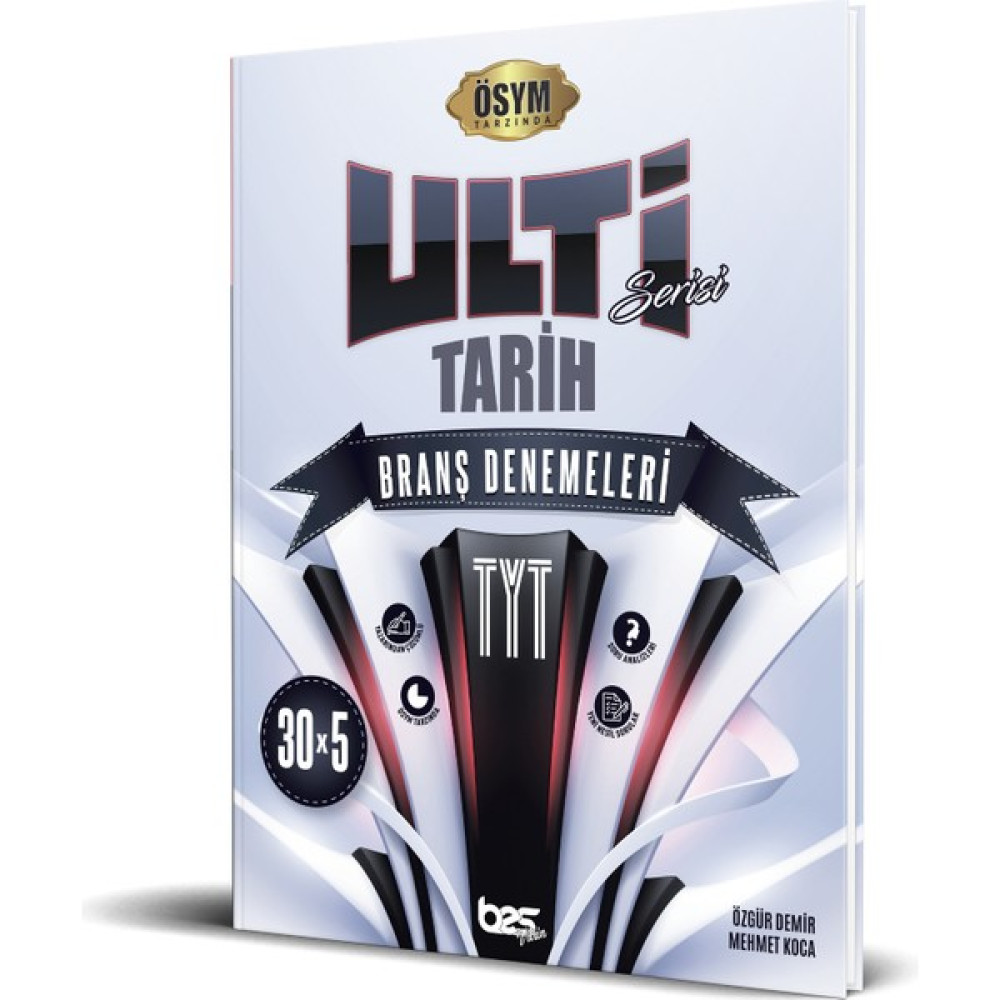 Bes Yayınları TYT Ulti Serisi Tarih Branş Denemeleri 2023 Temel Yeterlilik Testi (TYT) Fiyatı