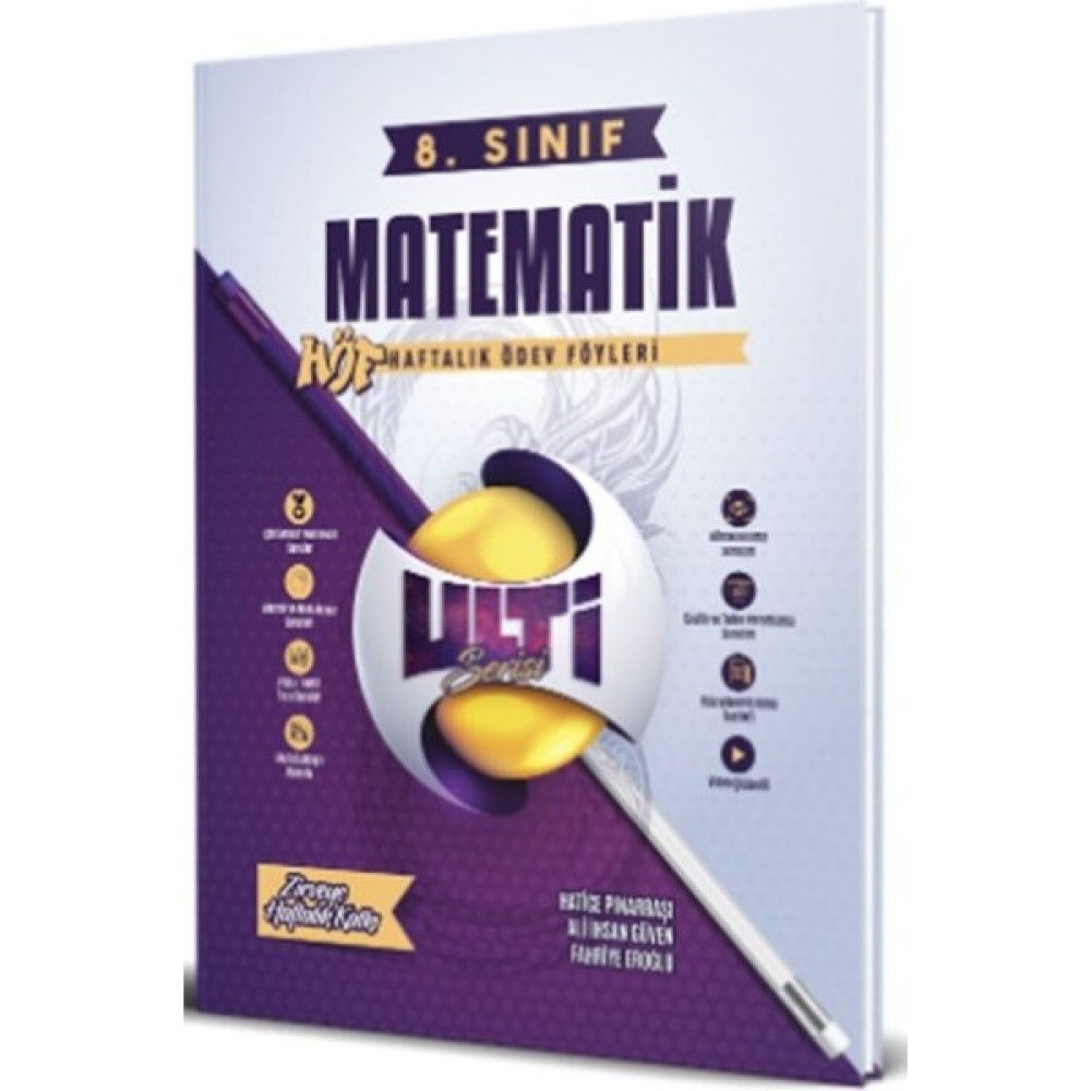 Bes yayınları Ulti 08. Sınıf Hf.ödev Föy(Höf) Matematik - 2024 Kaynak Kitapları Fiyatı