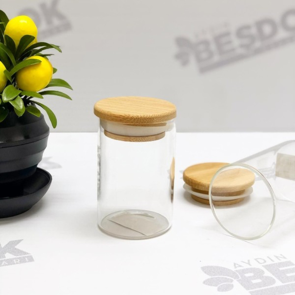 Beşdok Kavanoz Paçi Bambu Kapak 400905 100 ml Saklama Kapları Fiyatı